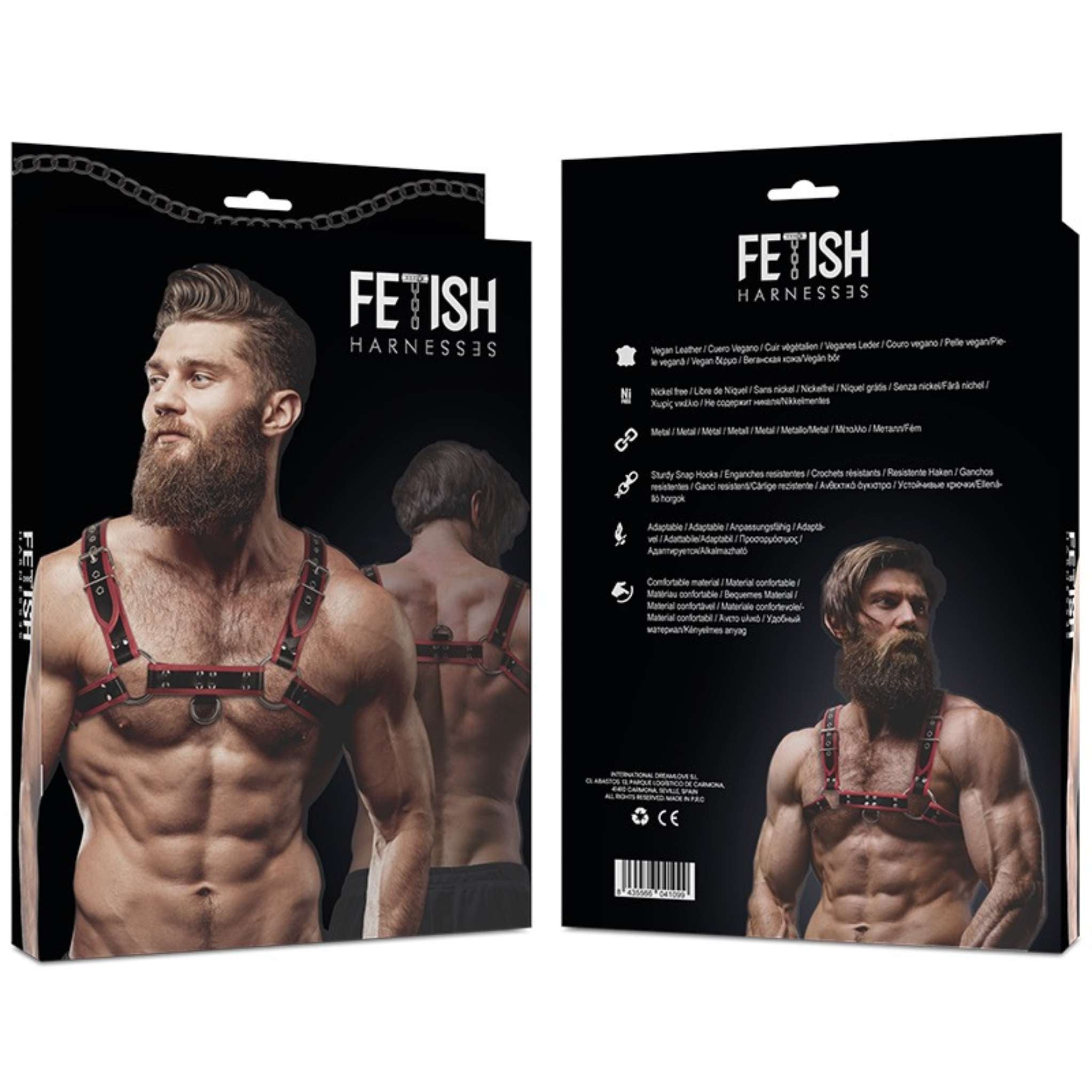FETISH SUBMISSIVE ATTITUDE BRUSTHARNESS