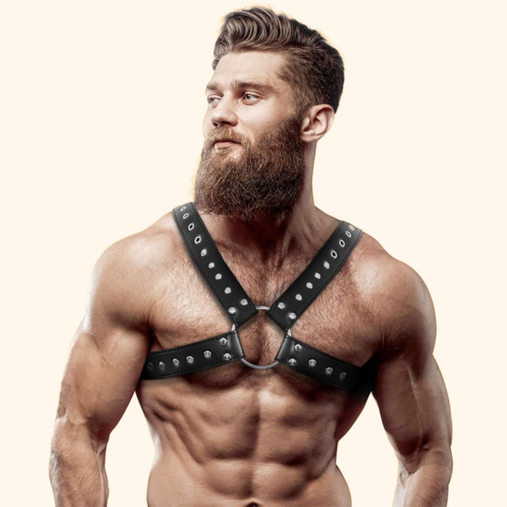 FETISH SUBMISSIVE ATTITUDE NIETEN BRUSTHARNESS