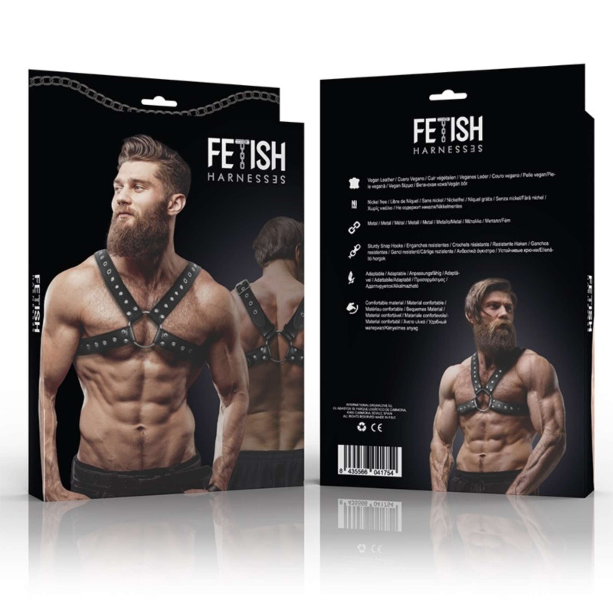 FETISH SUBMISSIVE ATTITUDE NIETEN BRUSTHARNESS