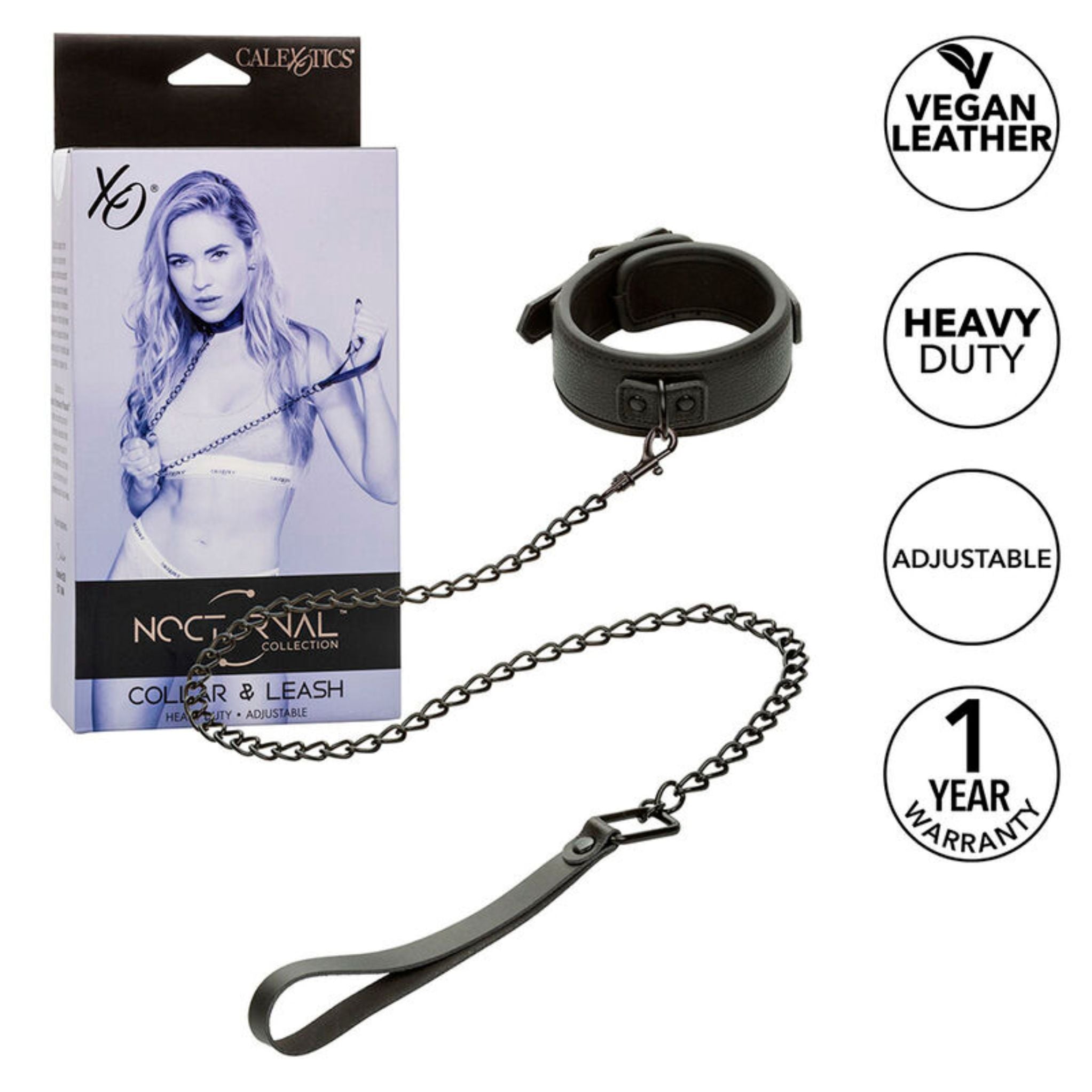 CALEXOTICS NOCTURNAL HALSBAND & LEINE