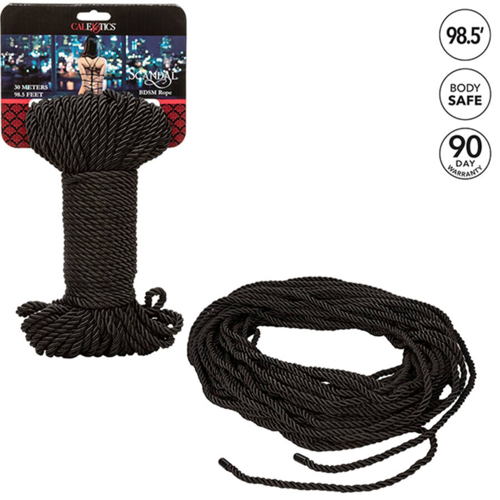 CALEXOTICS SCANDAL SCHWARZES BDSM SEIL 30 M