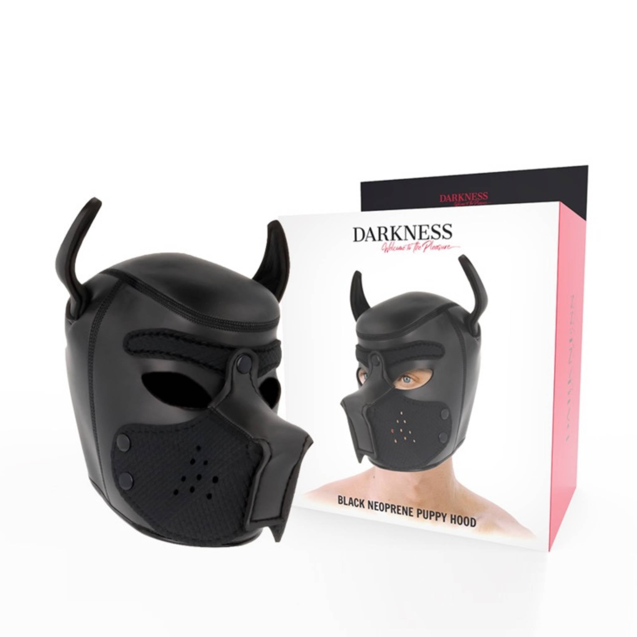 DARKNESS BONDAGE PUPPY PLAY MASKE NEOPREN