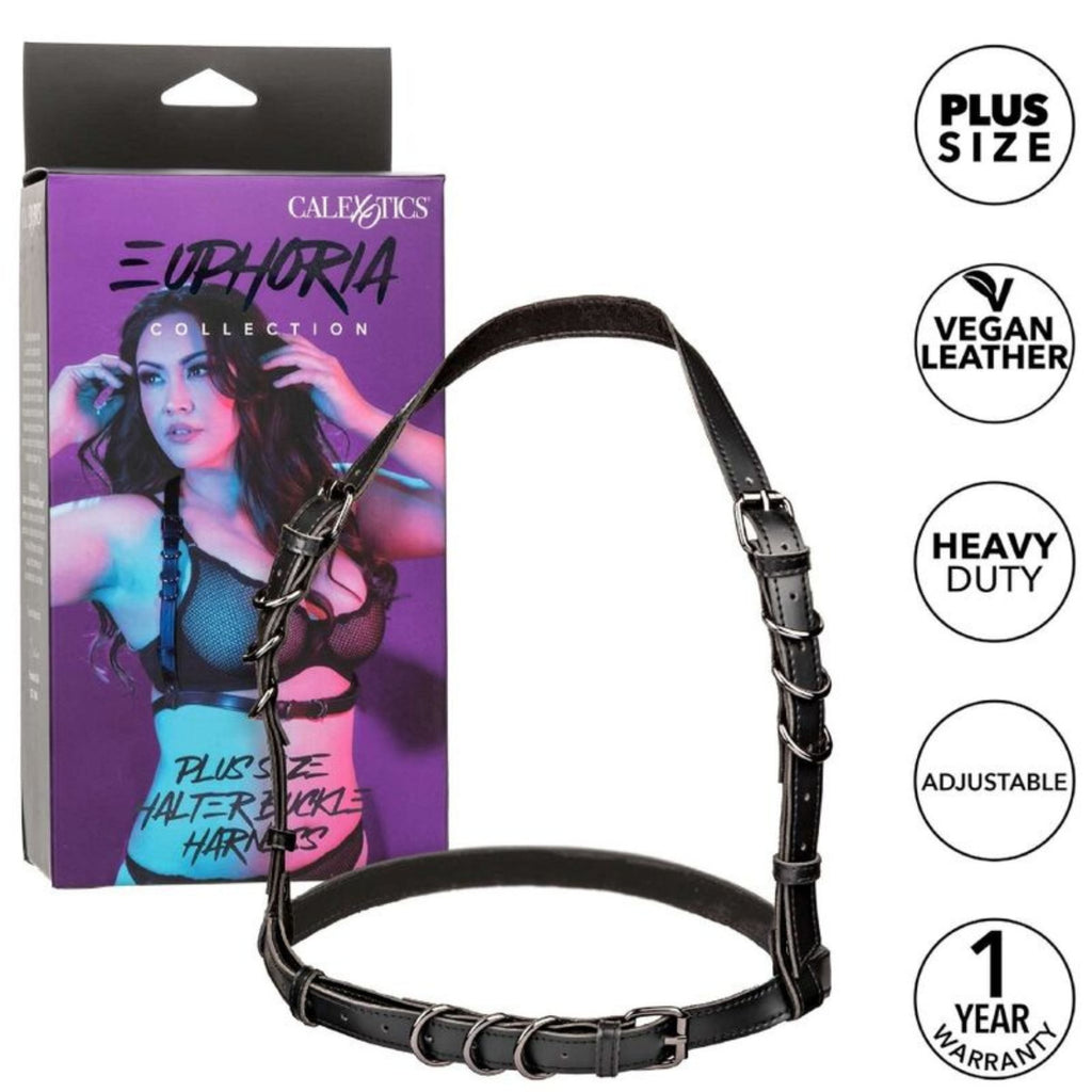 CALEXOTICS EUPHORIA PLUS SIZE NECK HARNESS