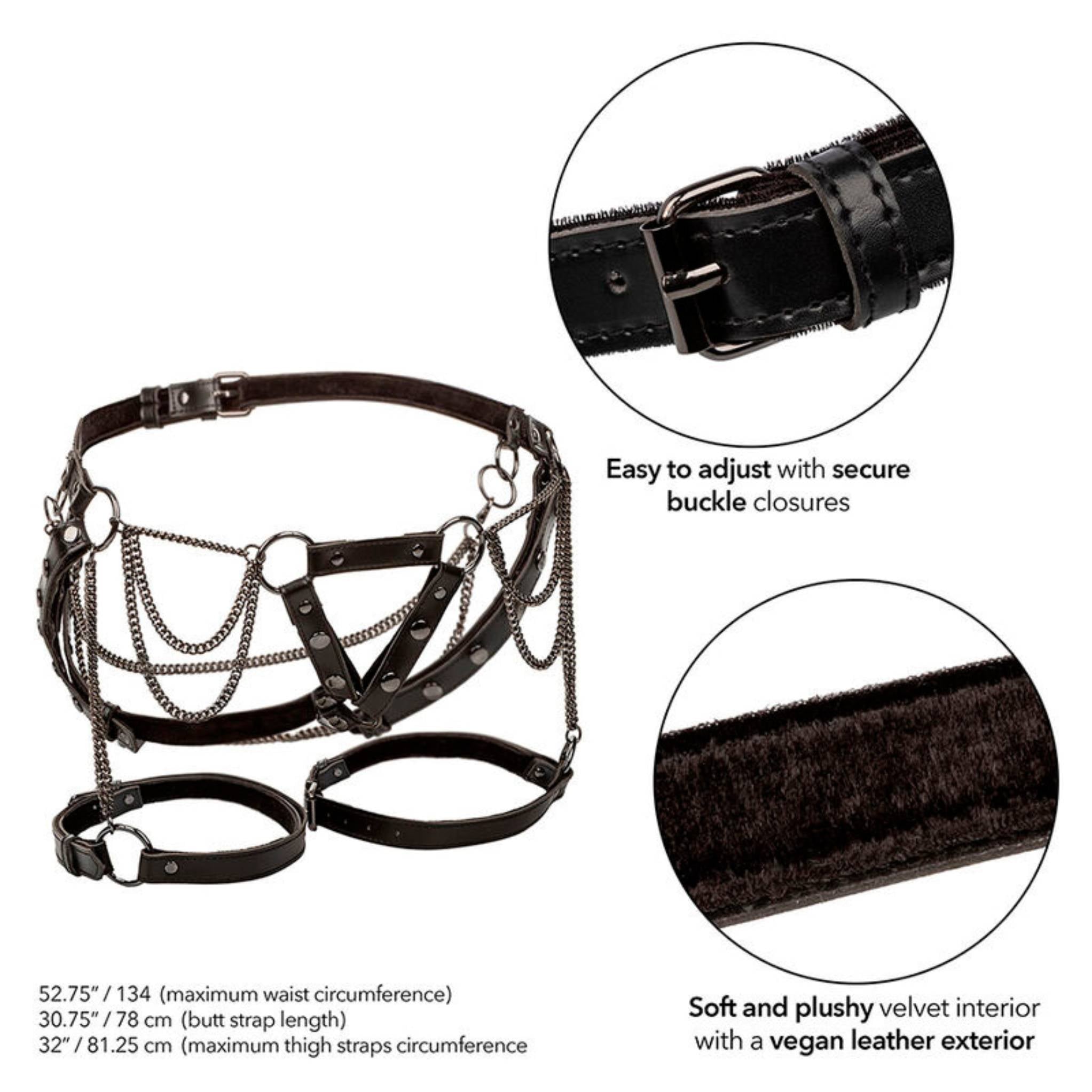 CALEXOTICS EUPHORIA PLUS SIZE OBERSCHENKEL-HARNESS
