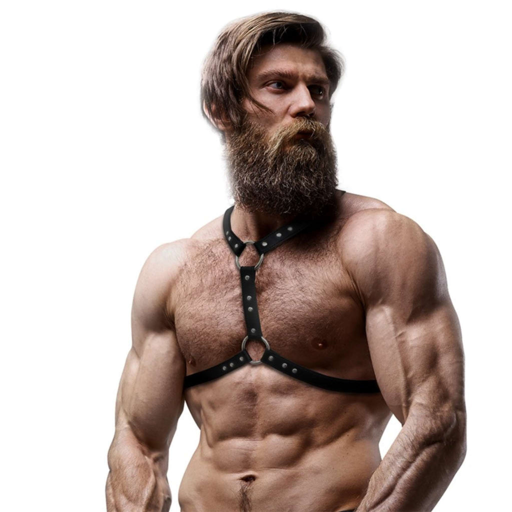 FETISH SUBMISSIVE ATTITUDE SUPPORT HARNESS MIT NIETEN