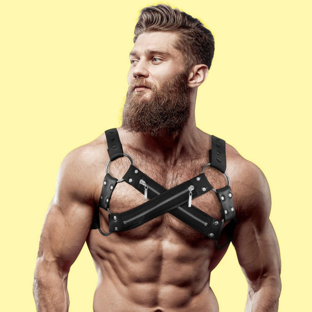 FETISH SUBMISSIVE ATTITUDE NEOPREN BRUSTGURT