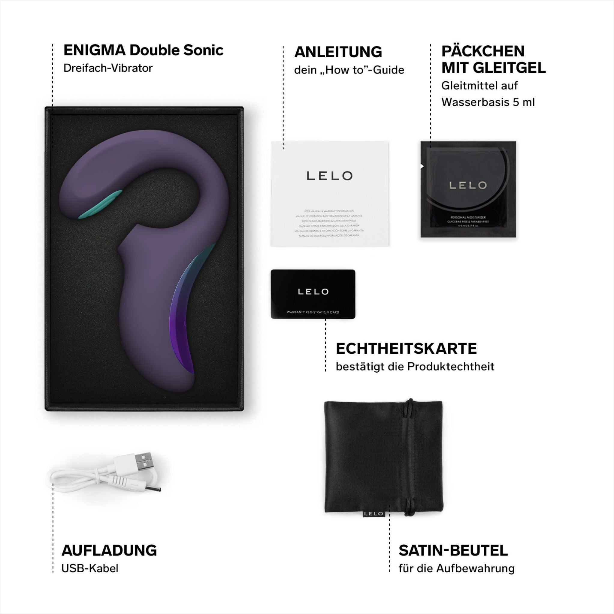 LELO ENIGMA DOUBLE SONIC