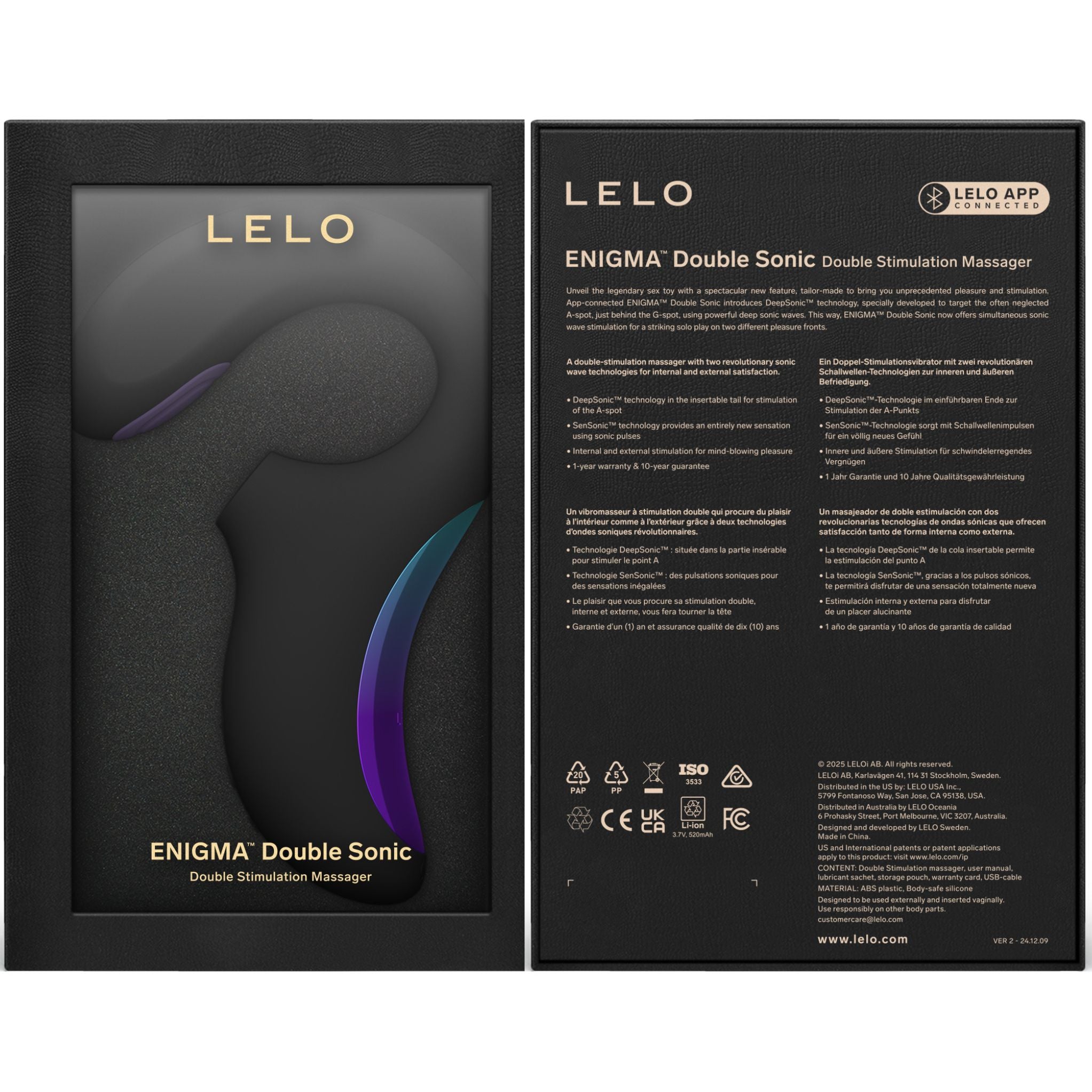 LELO ENIGMA DOUBLE SONIC