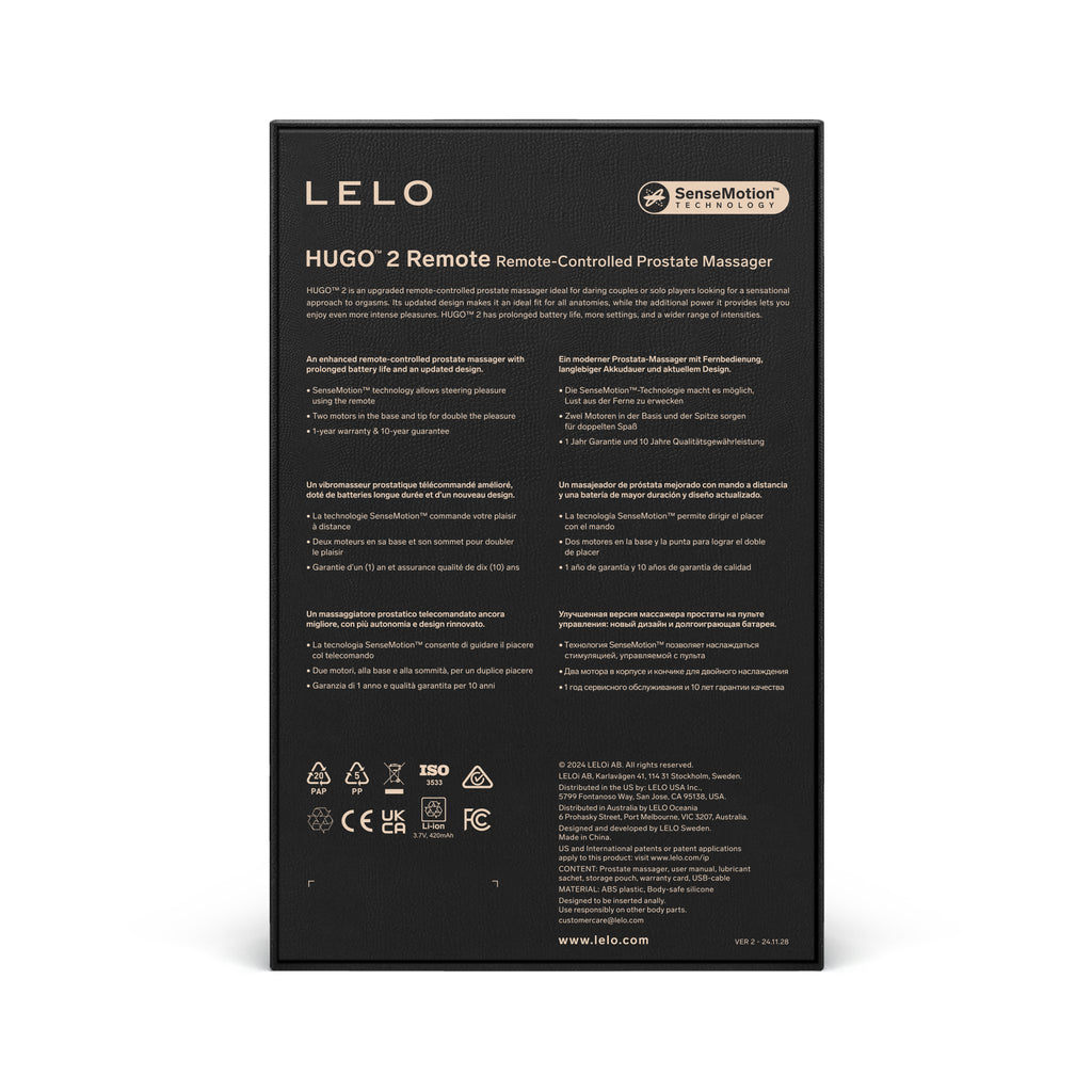 LELO - HUGO 2 PROSTATA VIBRATOR