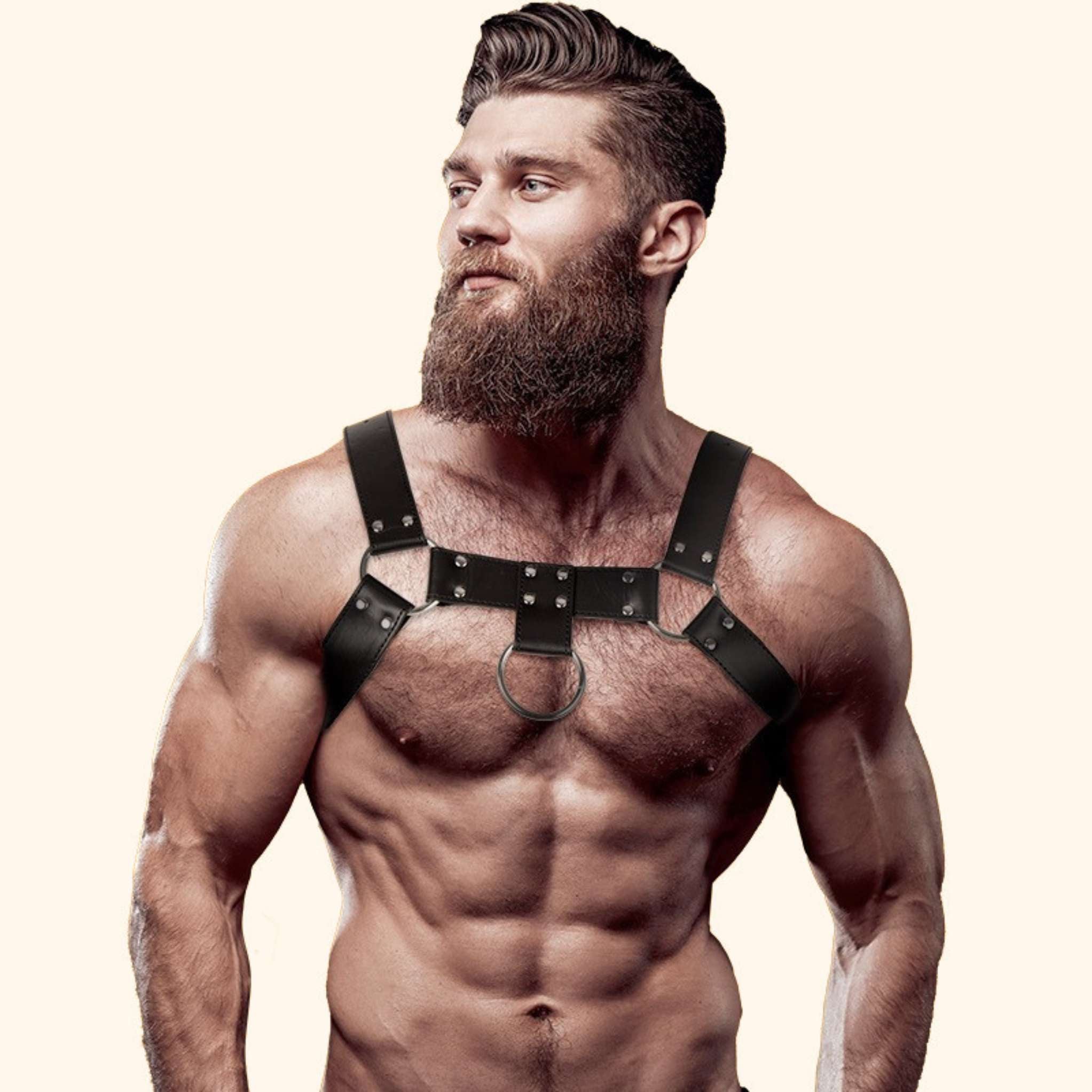 FETISH SUBMISSIVE ATTITUDE BRUSTHARNESS
